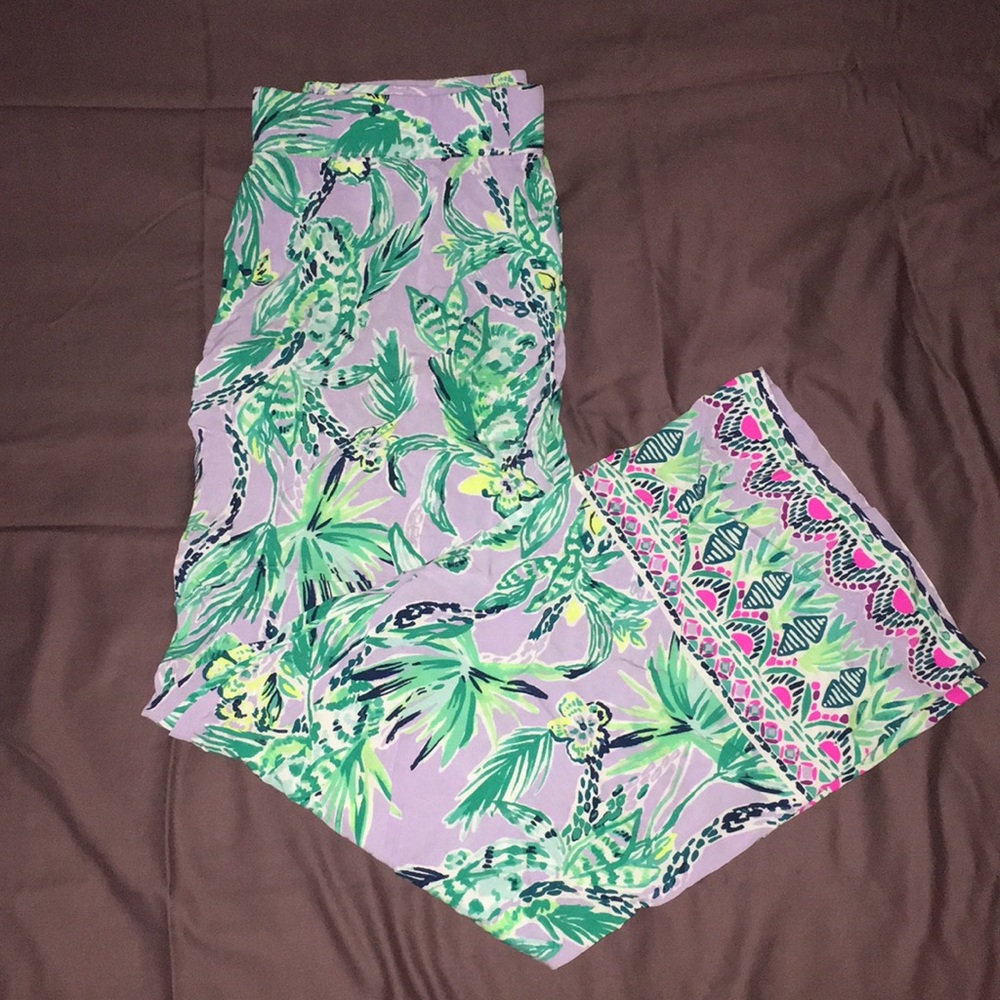 Lilly Pulitzer Grey Palazzo Pant